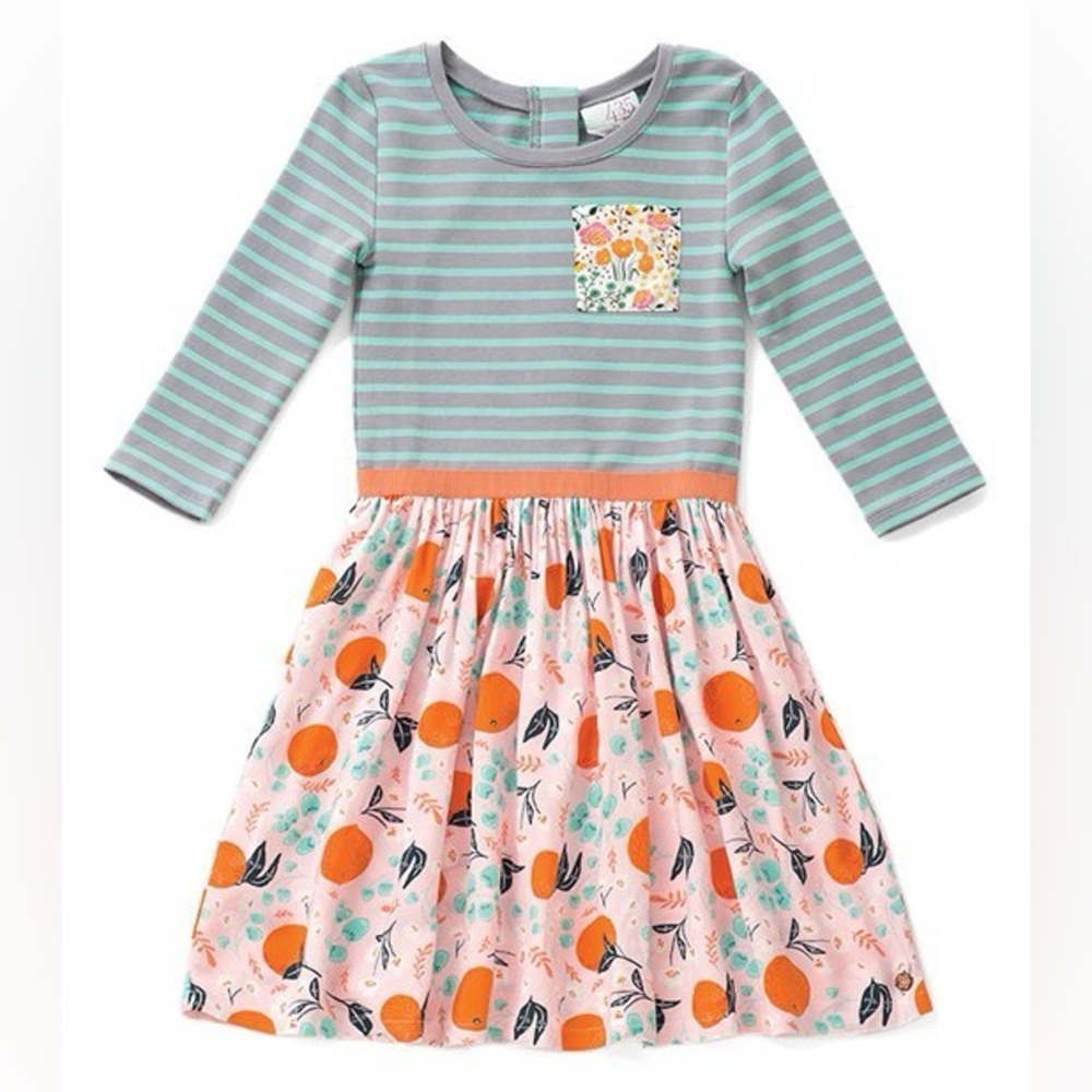 Matilda Jane 435, Joanna Gaines Freah Squeezed Clementine Dress